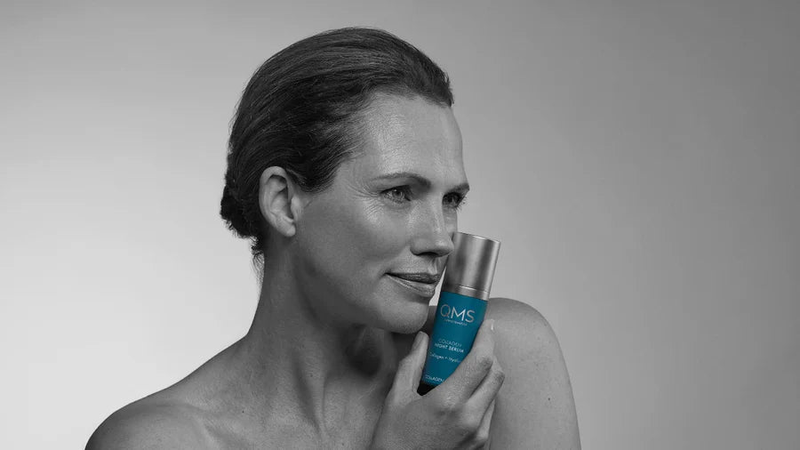 QMS Exfoliant System productlijn – verfijnt de huidstructuur, ondersteunt celvernieuwing en zorgt voor een frisse, egale uitstraling