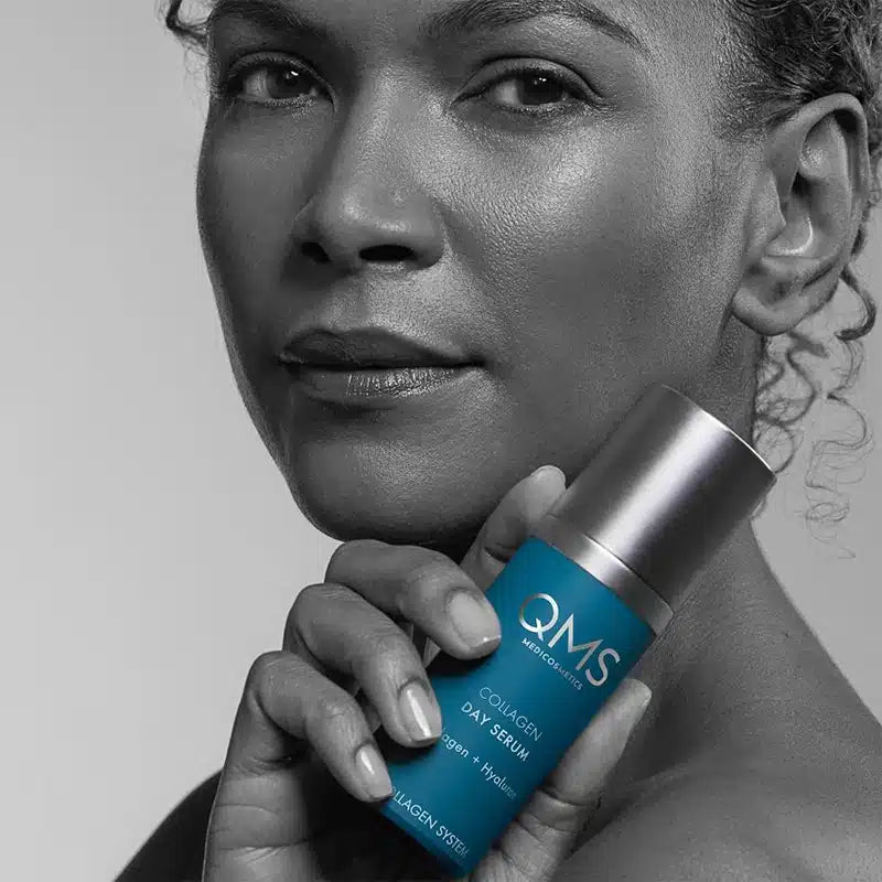 Stimuleer collageen en verstevig uw huid met het QMS Collagen System – voor zichtbare huidverbetering, nu verkrijgbaar bij Qcosmetics.nl.