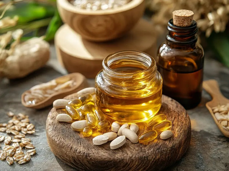 Bescherm en voed de huid met QMS producten met vitamine E. Krachtige antioxidant tegen huidveroudering en uitdroging.