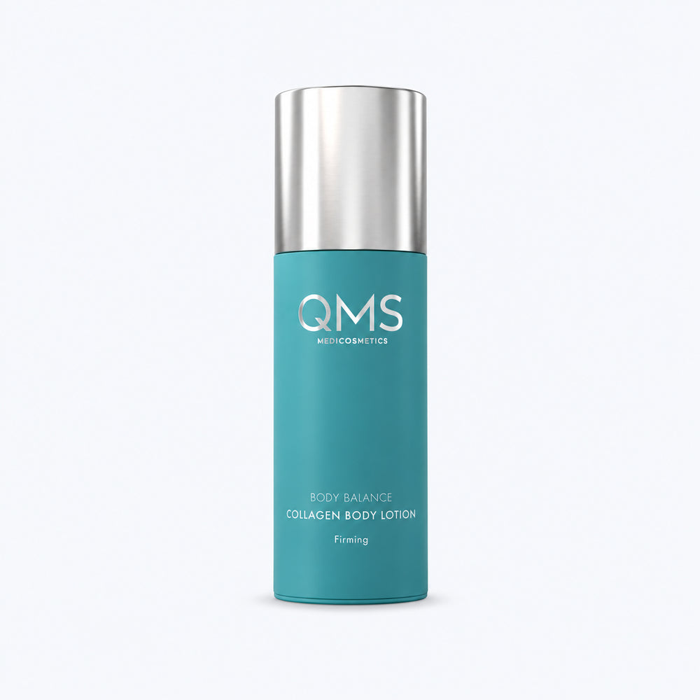 QMS Collagen Body Lotion hydrateert en voedt de lichaamshuid. Voor een zachtere, soepelere en zichtbaar stevigere huid. Ontdek bij Qcosmetics.