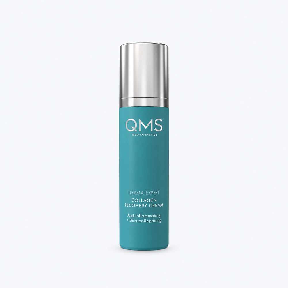 QMS Derma Expert Collagen Recovery Cream hydrateert intensief, ondersteunt de huidbarrière en geeft de droge, gevoelige huid meer comfort.