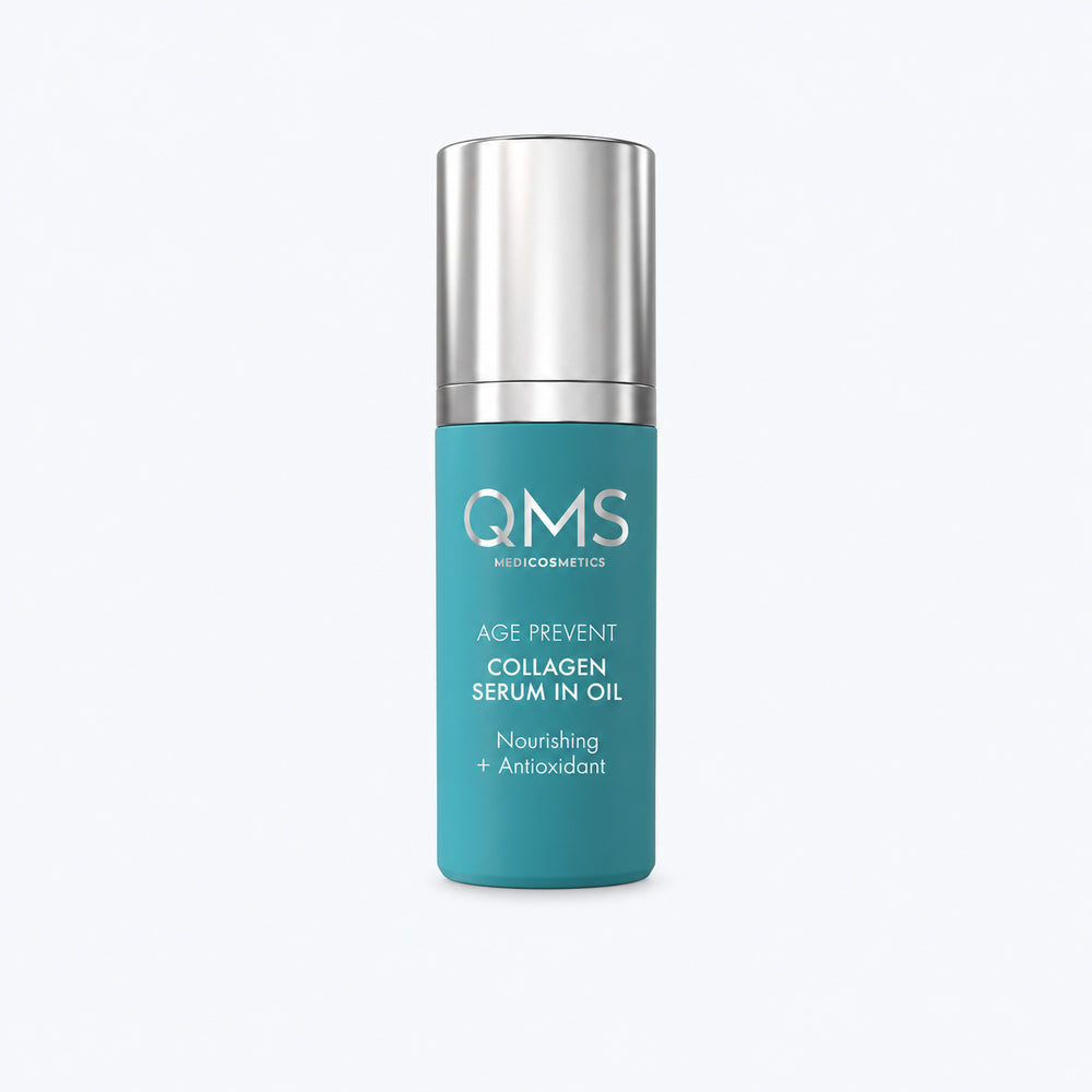 Ontdek QMS Collagen Serum in Oil bij Qcosmetics: voedende verzorging voor de droge, vochtarme en rijpere huid.