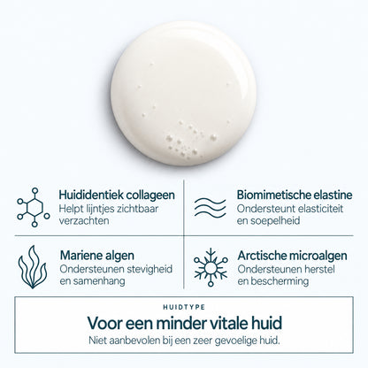 Ontdek de voordelen van QMS COLLAgen3D Supreme Concentrate: zachtere fijne lijntjes, meer veerkracht en antioxidantbescherming.