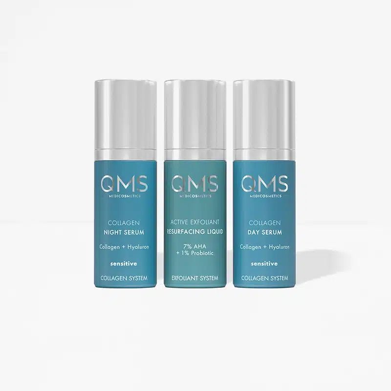 QMS Day &amp; Night 3 - Step Core Routine Set Sensitive 3x30ml - Qcosmetics