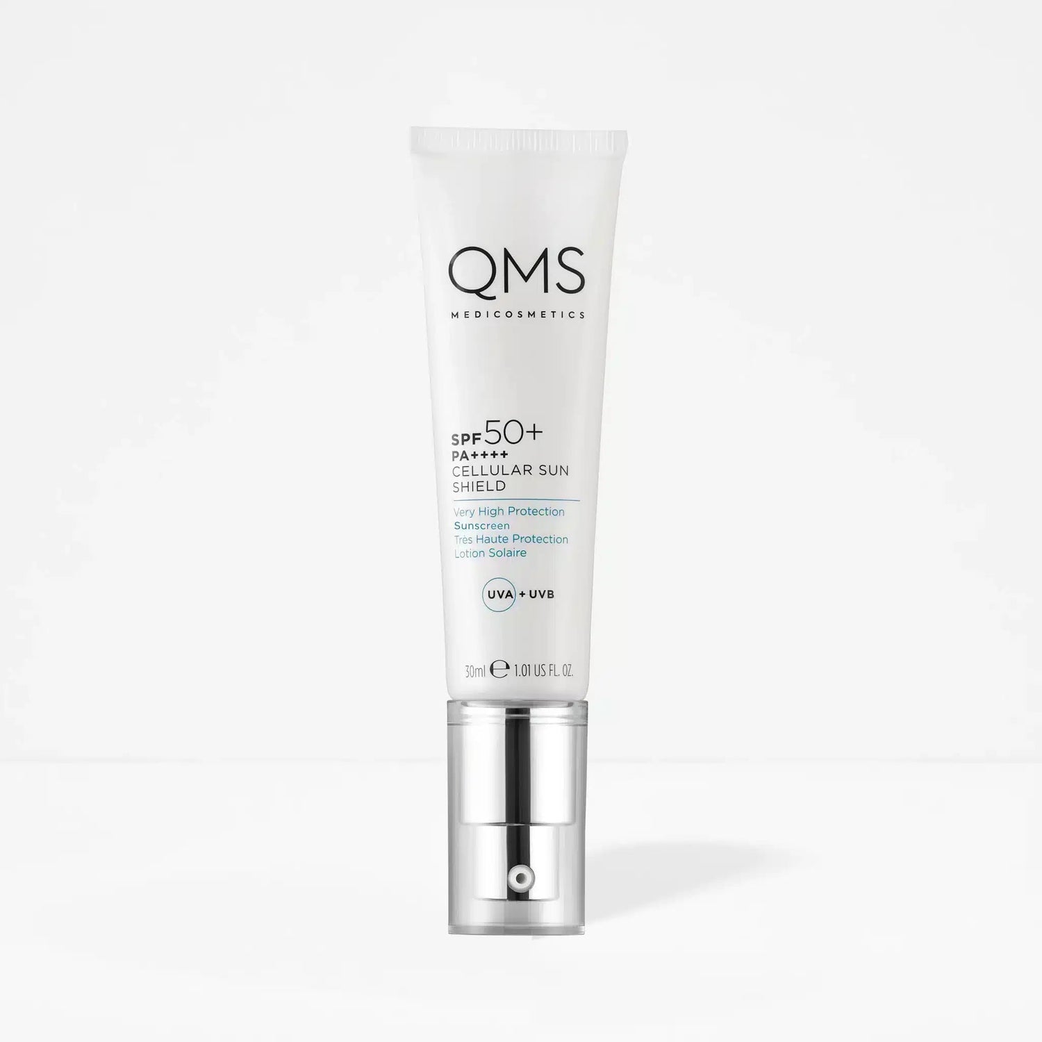 QMS Derma Expert Cellular Sun Shield Fluid SPF50+ 30ml - Qcosmetics