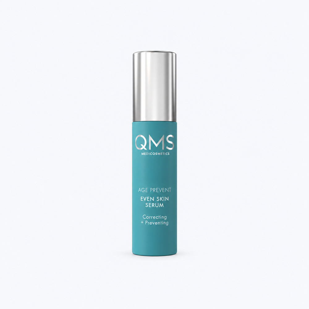 Ontdek QMS Even Skin Serum bij Qcosmetics: verzorging voor een egalere teint en minder zichtbare pigmentvlekken.