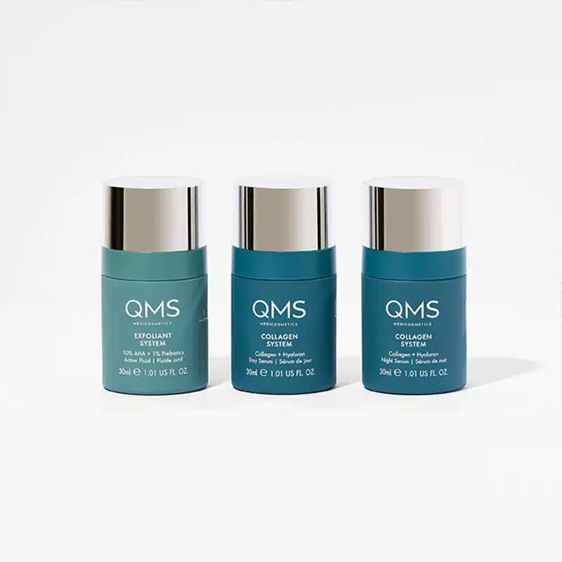 Afbeelding van QMS Collagen System Strong Set - complete verzorgingsroutine voor een stevigere huid.